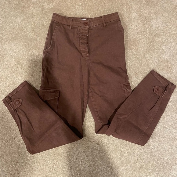 Aritzia Brown Wide Leg Pants - Picture 2 of 5